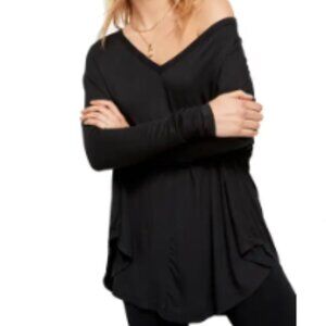 Free People Moonshine Tunic | Black | Size Small
